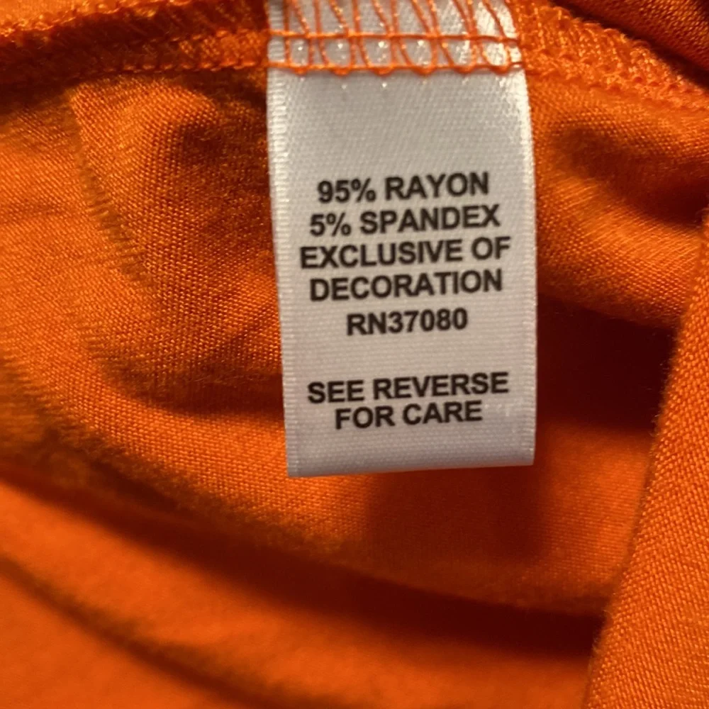 Cato Orange 3/4 Length Sleeves Top…size XL - Picture 5 of 5